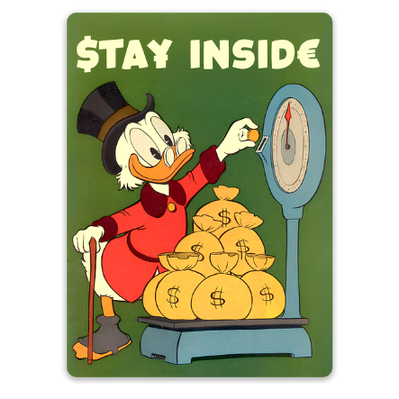 Rich Duck Sticker